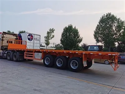 Dwat gwo bout bwa plat semi-trelè